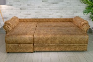 Угловой диван Сенатор (пружина) + 3 подушки