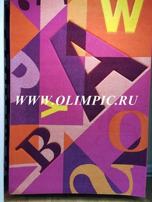 Ковер Ковер Vegas Pop, 1.20x1.70 дизайн L 23RNR / 1.2x1.7 / прямоугольник / полипропилен / Высота ворса, мм 15 / Сербия