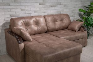 Угловой диван Тодес (независимый пружинный блок) + 4 подушки