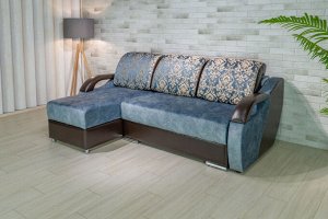 Угловой диван Челси (пружина) +3 подушки