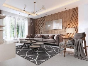 Ковер Ковер Creative дизайн 49GWG. прямоугольник 0.80x1.50 / 0.8x1.5 / прямоугольник / Высота ворса, мм 11 / Heat-Set — полипропилен / Сербия / Вес, кг нет данных / 962474