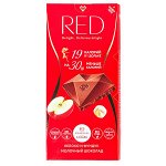Шоколад RED молочный яблоко-фундук 85 г 1/12