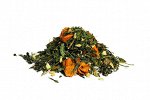 Зелёный чай сенча С имбирём, корицей и мёдом 100гр