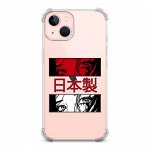Противоударный силиконовый чехол Аниме глаза манга на iPhone 13