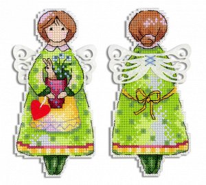 Набор для вышивания крестиком на пластиковой канве Р-851 «Ангел весны» от торговой марки «Жар-Птица».