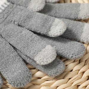 Вязаные перчатки единый взрослый размер