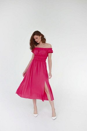 Платье AURA 3090-164 ярко-розовый