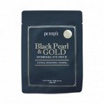 PETITFEE Гидрогелевые патчи для глаз жемчуг/золото Black Pearl &amp; Gold hydrogel Eye Patch, 2 шт (1 пара)