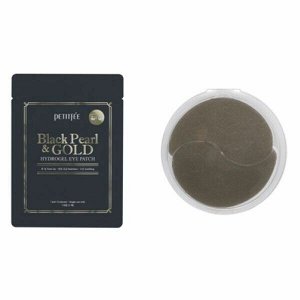 PETITFEE Гидрогелевые патчи для глаз жемчуг/золото Black Pearl & Gold hydrogel Eye Patch, 2 шт (1 пара)