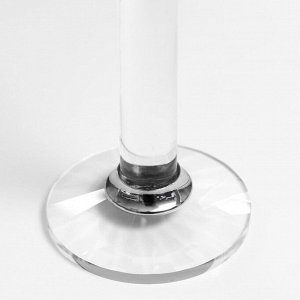 Подсвечник стекло на1 свечу "Классика на ножке" прозрачный d=2,4 см 7х7х17,2 см