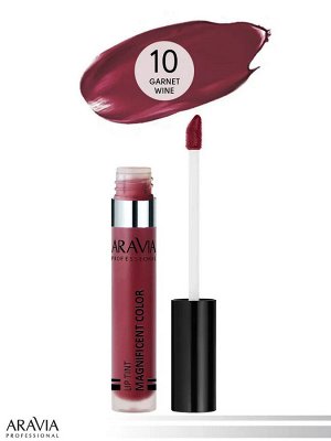 ARAVIA Professional  Тинт-блеск для губ 2-в-1 MAGNIFICENT COLOR, 10 lip tint, 5,5 мл. Аравия