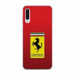 Силиконовый чехол Феррари на Samsung Galaxy A50