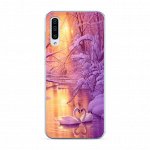 Силиконовый чехол Зима 1 на Samsung Galaxy A50