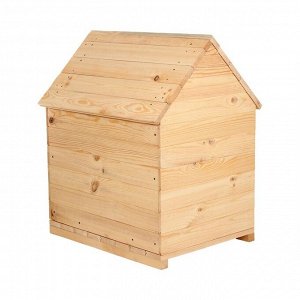 Будка для собаки, 75 x 60 x 90 см, деревянная, с крышей