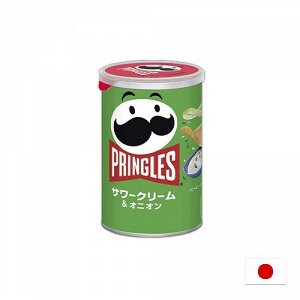 Japanese Pringles Cream & Onion 53g - Японские Принглс сметана и лук