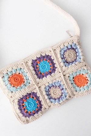 Addax Вязаная сумка с рукавами Stone Crochet