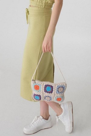 Addax Вязаная сумка с рукавами Stone Crochet