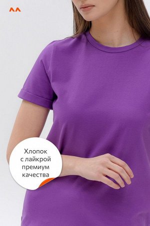 Happy Fox Женская базовая футболка с лайкрой