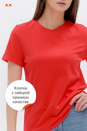 Happy Fox Женская базовая футболка с лайкрой
