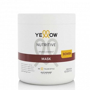 YELLOW Маска для блеска волос питательный взрыв Nutritive Mask 1000 мл Еллоу