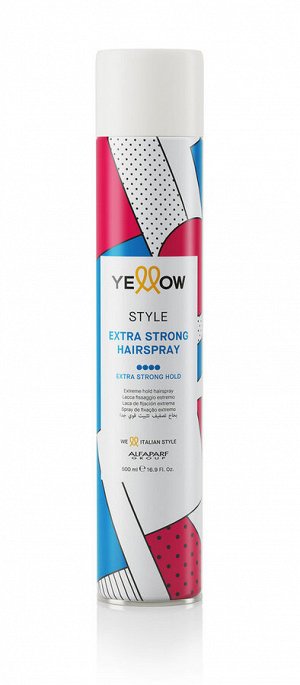 Лак для волос экстрасильной фиксации Style Extra Strong Hairspray 500 мл YELLOW