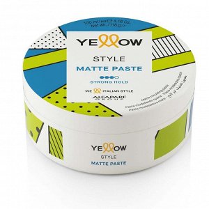 YELLOW, Паста моделирующая с матовым эффектом сильной фиксации YE Style Matte Paste, 100 мл, Еллоу