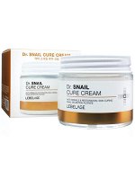 LEBELAGE. Крем для лица антивозрастной с экстрактом улитки &quot;Dr. SNAIL CURE&quot;, 70мл