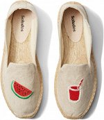 Soludos Watermelon Juice Platform Espadrille