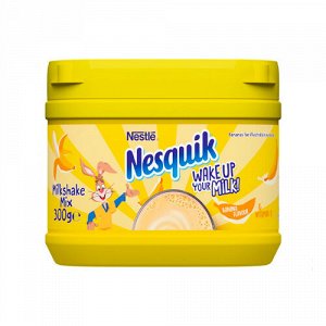 Быстрорастворимый какао напиток со вкусом банана Nesquik Nestle / Несквик от Нестле 300 гр