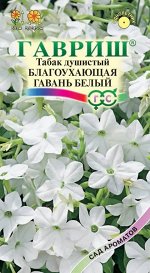 Табак Благоухающая гавань белый F1 душистый  4 шт. пробирка, серия Сад ароматов