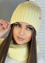 Комплект шапка+снуд