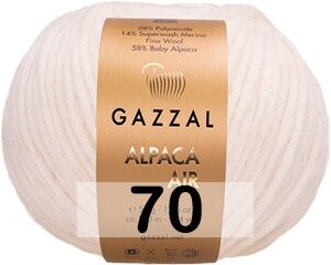 Пряжа Gazzal Alpaca Air