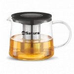 Чайник заварочный SAKURA 1,5 л SA-TP02-15 боросиликатное