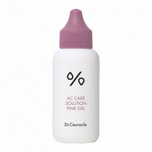 Гель для умывания для Проблемной Кожи шаг 1 (50мл) DR. CEURACLE AC CURE SOLUTION PINK GEL (50ml)