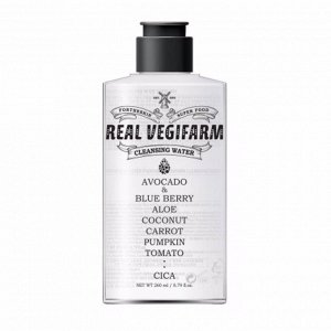 Очищающая вода (260мл) FORTHESKIN SUPER FOOD REAL VEGIFARM CLEANSING WATER (260ml)