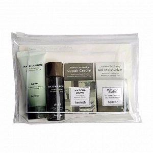 Набор миниатюр с матчей и пробиотиками (30мл+30мл+5мл+5мл) HEIMISH DEAR BARE SKIN MATCHA MINI KIT (30ml+30ml+5ml+5ml)