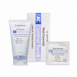 Набор от акне и проблемной кожи (50шт+60мл) DR. ESTHE DAILY AC CARE SET (50ea+60ml)