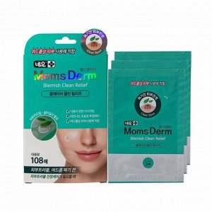 Невидимый точечный пластырь (108шт) NEO MOMS DERM BLEMISH CLEAN RELIEF PATCH (108pcs)