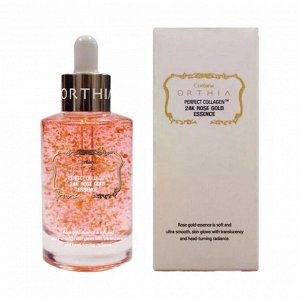 Сыворотка с 24К розовым золотом (50мл) COREANA ORTHIA PERFECT COLLAGEN 24K ROSE GOLD ESSENCE (50ml)