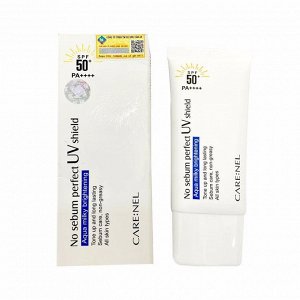 Солнцезащитный матирующий крем для лица (50мл) CARE:NEL NO SEBUM PERFECT UV SHIELD SPF 50+ PA++++ (50ml)