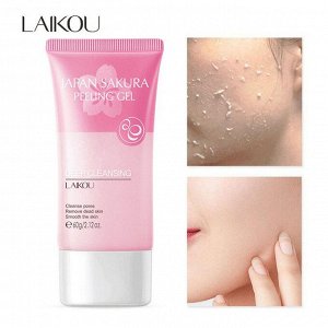 LAIKOU JAPAN SAKURA PEELING GEL Пилинг с экстрактом сакуры, 60г/Китай