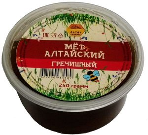 Мед гречишный 250 гр., Алтай