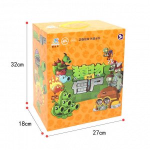 Большой игровой набор Зомби против Растений в коробке Plants vs Zombie 686-126