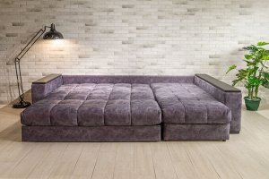 Угловой диван Бруклин 3,05 НПБ с подлокотниками МДФ