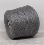 Пряжа для вязания, 100 гр., Caswool Unito 100% меринос  1500м/100г  Серый меланж