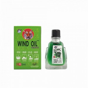 Тигровый бальзам с ментолом и маслом мяты 3мл*5шт Wind Oil
