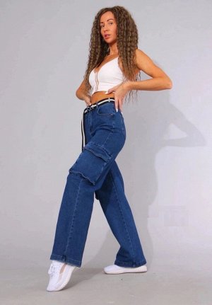 Женские джинсы карго