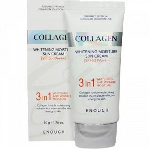 KR/ ENOUGH COLLAGEN 3in1 Sun Cream Крем солнцезащитный, 50г