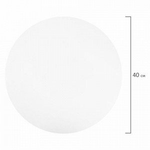 Холсты на подрамнике 3 шт., круглые 20, 30, 40 см, грунтованные, 380 г/м2, 100% хлопок, BRAUBERG ART, 192330