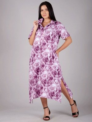 МАЛН-5831ф Платье Мальдивы фиолет, трикотаж